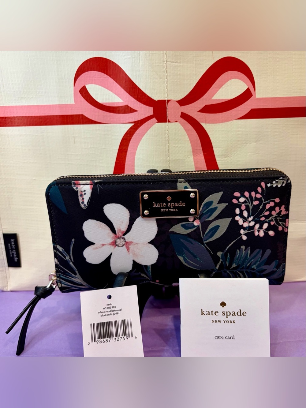 NWT KATE SPADE BUNDLE
Wallet/Passport Holder/Tote - Black, Pink, White - Picture 3 of 16
